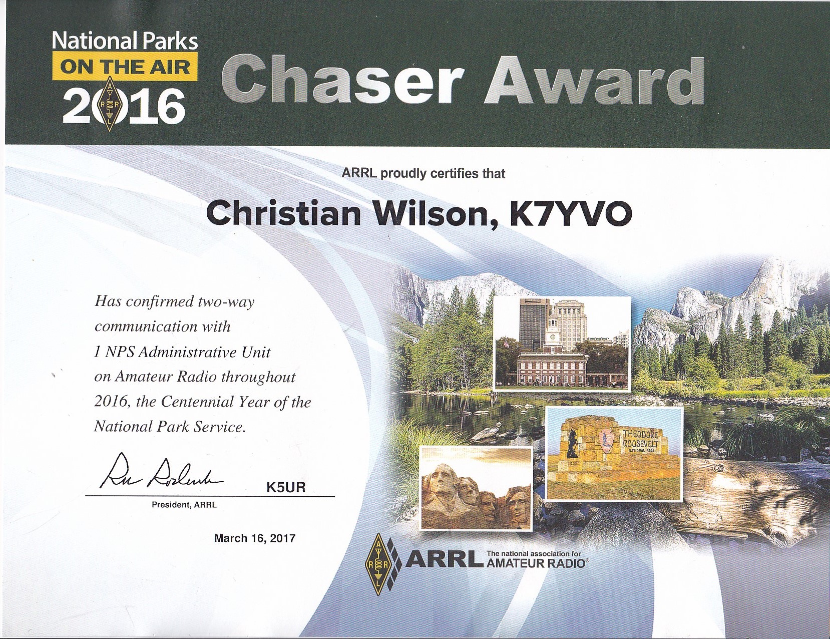 Chaser Award